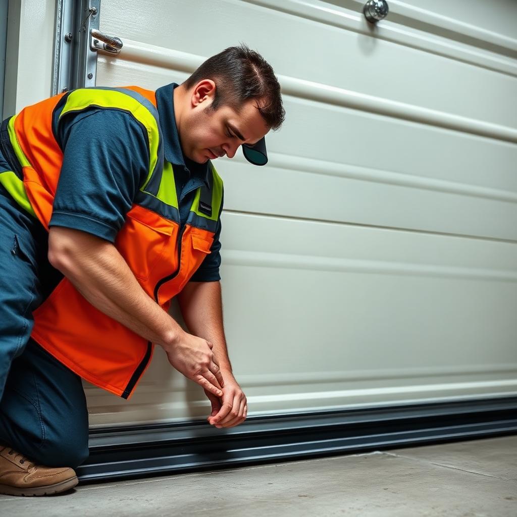 Professional installation service for residential garage doors